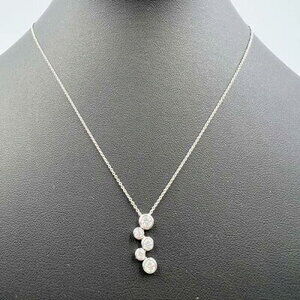 Tiffany Bubble Necklace Platinum Diamonds Accessories SA